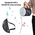 thumbnail image 4 of 6 Inch Spring Drum Thunder Drum Sound Effect Instrument Wooden Lightweight Portable Thunder Tube Sound, 4 of 7