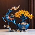 thumbnail image 3 of Árbol de la fortuna con piedras preciosas, adornos de ciervo for atraer la riqueza, decoración Feng Shui for el hogar, 3 of 3