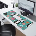 thumbnail image 2 of Long Mouse Pads for Desk,Australian Shepherd Pioneer Flower Desk Mats on Top Of Desks, Desk Mouse Pad Extra Large with 3mm Non-Slip Base and Stitched Edge for Gaming,Office,Work,Home 31.5"x11.8", 2 of 6