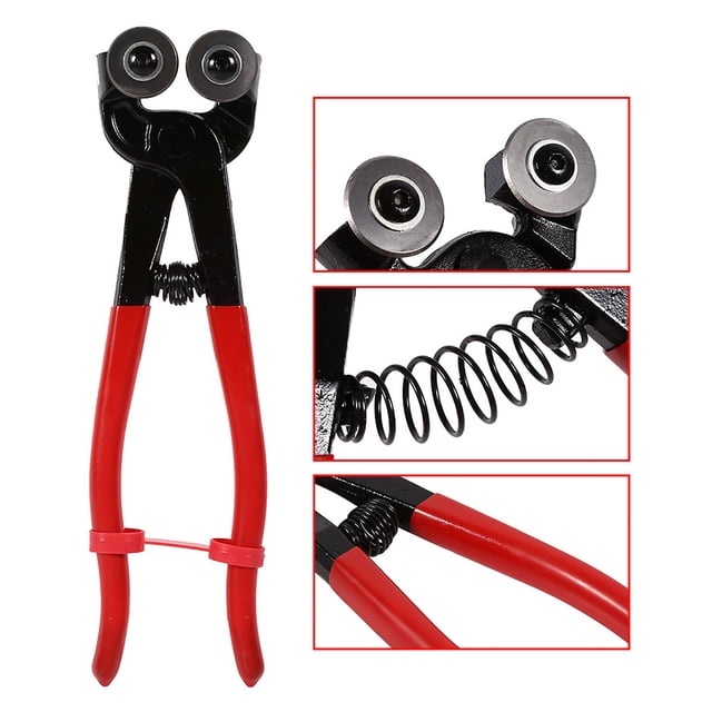 Mosaic Cutter, Wheeled Cutter Tool Mosaic Cutter 55# Steel Glass Nippers, For Tile Cutting Glass