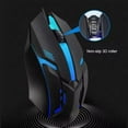 thumbnail image 2 of USB Wired Mouse RGB Colorful Gaming Mouse 1600 DPI Optical Wired Mouse Mice Ergonomic Mouse for PC Computer Desktop Macbook Pro - White, 2 of 5
