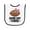 White and Black, variant on Inktastic Football Game Day Vibes Baby Terry Cloth Bib