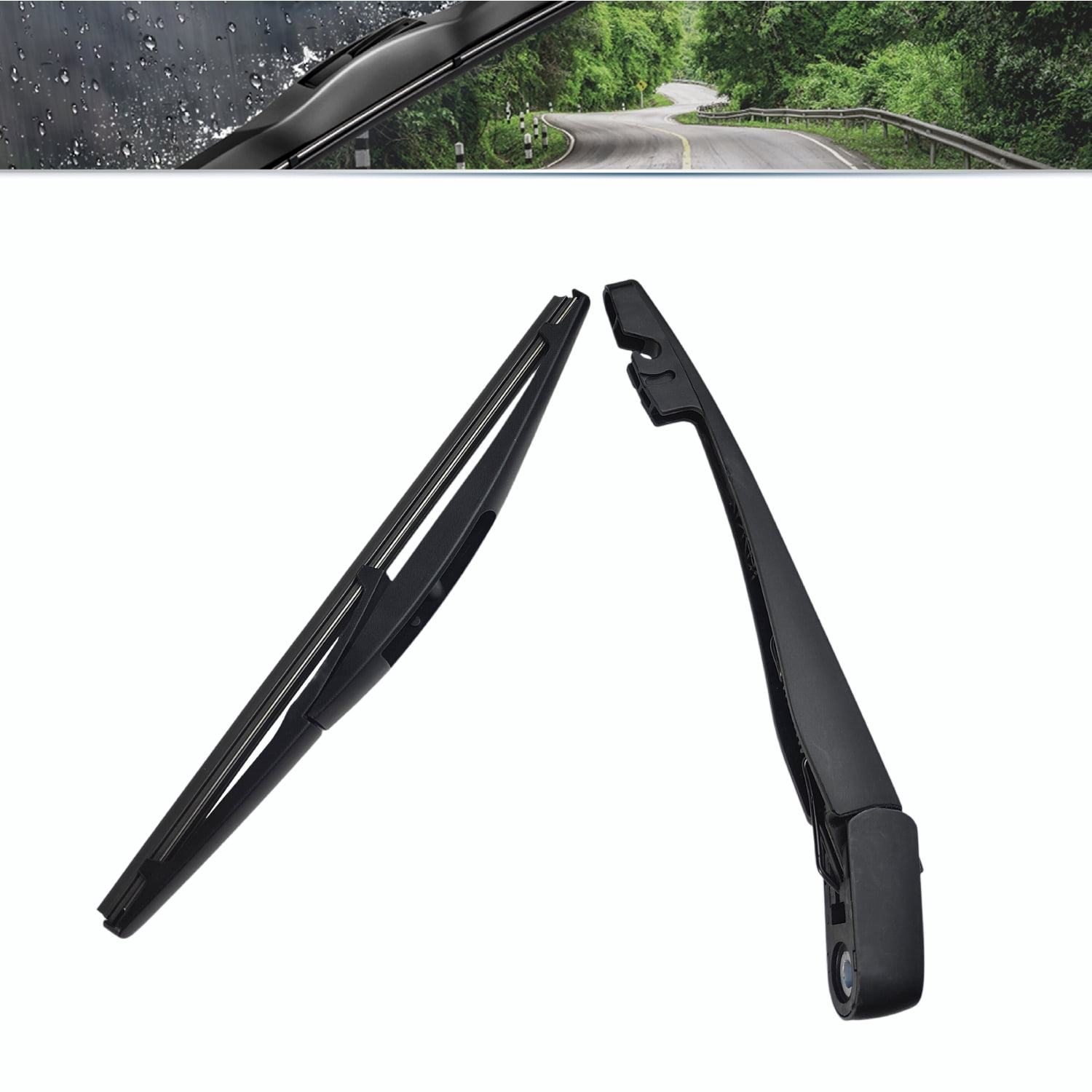 SOCOOL 4PCS Windshield Wiper Blades Fit For Suzuki SX4 2013-2007, Wiper Blades with Rear Arm, 26"+14"+10"+10", Y24K9T0G