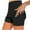 Black, variant on Wensltd Shorts for Women Dressy Casual Trendy Summer High Waisted Trouser Shorts