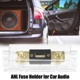 thumbnail image 2 of Unique Bargains 1 Set Car Audio 0 4 8 Gauge Inline ANL Fuse Holder Transparent Fuse Block with 2pcs 400A Fuse, 2 of 7