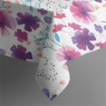 thumbnail image 5 of Pioneer Flower Floral Print Pattern Square Tablecloth,Waterproof Square Table Cover,Wipeable Spillproof Washable Table Cover for Home Kitchen Party Decor 60"x60"(152x152cm), 5 of 6