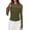 Army Green, variant on Women's Fall Long Sleeve T Shirts Sheer Mesh Boat Neck Ruched Fitted Going Out Summer Tops Fashion Clothing