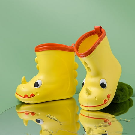 

Cartoon Animals Rain Boots Toddler Kids Rain Shoes Childrens Adorable Lightwight Waterproof Rubber Shoes In Animal Patterns For Boys Girls