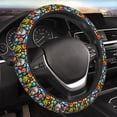 thumbnail image 4 of Uemuo Underwater Diving Animals Printed Car Elastic Steering Wheel Cover - Universal Car Accessory for Diverse Cars Anti-Slip, and Comfortable- 15", 4 of 8