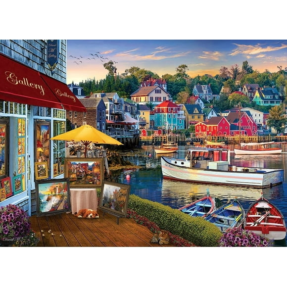 Cobble Hill Jigsaw Puzzle - Harbor Gallery, 1000 Piece Puzzle