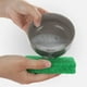 thumbnail image 4 of Zhuge Paquete de 10 esponjas de silicona para fregar la cocina, esponjas para limpiar platos, estropajo reutilizable sin olor para fregar la cocina, color verde, 4 of 5