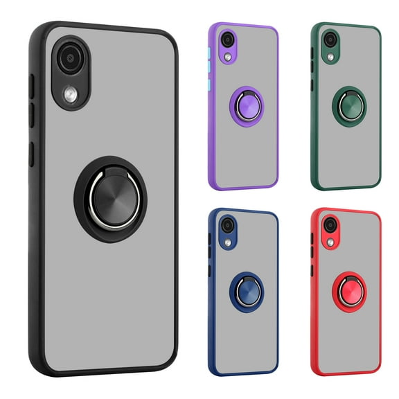 Samsung Galaxy A03 Core Phone Case, Slim Protective Kickstand Magnet Ring Multi-Function for Samsung Galaxy A03 Core Phone Case Black