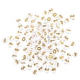 thumbnail image 4 of 100 Uds. Cuentas acrílicas con números para hacer joyas, cuentas para pulsera, cuentas con números, cuentas sueltas delicadas, 4 of 8