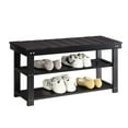 thumbnail image 1 of Pemberly Row Banc Utilitaire pour Vestiaire et Entrée, Fini Bois Noir, 1 of 3