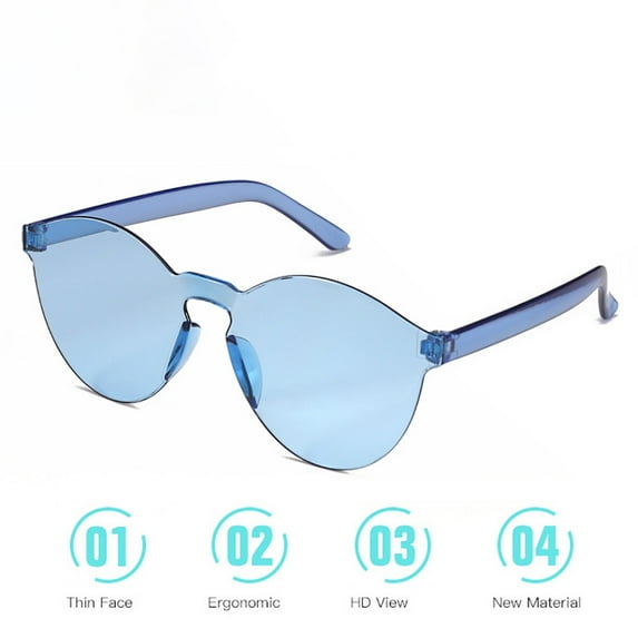 Hesxuno Round Sunglasses for Women Unisex Fashion Candy Colors Round Outdoor Sunglasses Lightweight Design