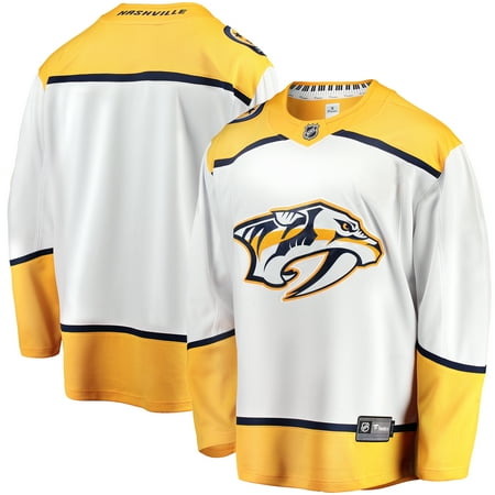 Nashville Predators Hockey Jersey - Nashville Predators Fanatics Branded Breakaway Away Jersey - White