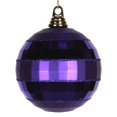 thumbnail image 1 of Ornement Boule Miroir Mat Brillant Plum, 5.5 Po, 1 of 1