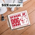 thumbnail image 2 of BAZIC Beware of Dog Sign 9"X12", Waterproof Indoor Signage, 24-Pack, 2 of 7