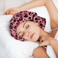 thumbnail image 5 of Skull leopard print pink cute Silk Bonnet for Sleeping Women Men, Adjustable Elastic Satin Bonnet Bonnet for Sleeping, Soft Similar Silk Curly Cuteness Hair Bonnet for Sleeping, 5 of 7