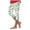 Green, variant on Capri Yoga Pants Women Dressy High Waisted Cropped Leggings Summer Casual Capris Outfits (White, 3XL)