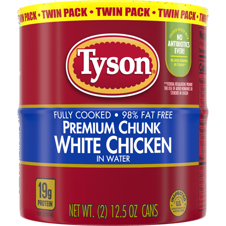 Tyson® Premium Chunk White Chicken Breast, 12.5 oz. (Twin Pack)