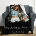 thumbnail image 3 of Custom Blanket with Photos Text, Personalized Picture Blankets, 10 Photos Collage, Customized Merry Christmas Throw Blanket for Family, Dad, Mom, Kids, Gifts for Birthday Christmas, 5 Sizes, 3 of 6