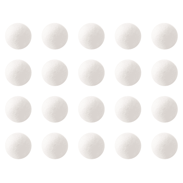 Soften Fabric Bolas Secadoras Lana Orgánica para Lavandería (3 Cm)