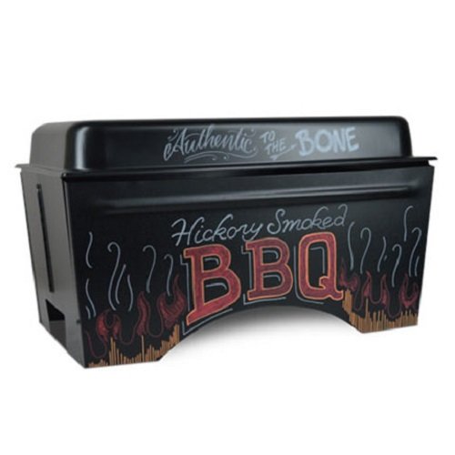 Sterno Chalkboard Foldaway Chafing Dish Frame - Matte Black Folding Chafer Frame For Catering, Holds Standard Food Pans, Wind Guard