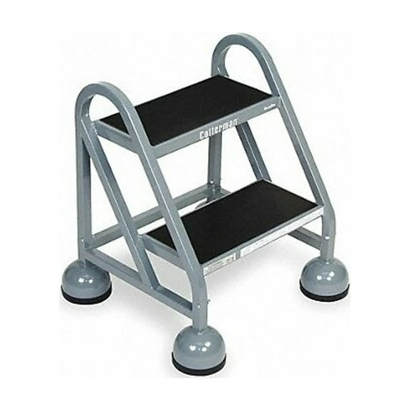 Cotterman Rolling Ladder,Welded,Platform 18In H ST-200 A2 C1 P5