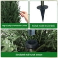thumbnail image 5 of 2 Packs 2.3ft/3ft Artificial Cedar Topiary Trees, UV Resistant Faux Evergreen Plants with Ground Spike, Easy to Install for Outdoor Porch Patio Garden and Home Decoration, 5 of 6