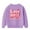 Purple, variant on Mikilon Sweatshirts for Girls Size 3-8 Plus Velvet and Thicken Clothes Comfortable Cute Printed Long Sleeve Shirts Fall and Winter Casual Thermal Pullover Clothes