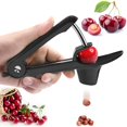 thumbnail image 1 of Cherry Pitter Tool, Olive Pitter Tool, Cherry Pitter Remover Stoner Corer Tool with Space-Saving Lock Design Cherry Pitter Suitable for Make Fresh Cherry Dishes, 1 of 5