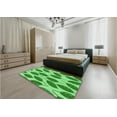 thumbnail image 4 of Ahgly Company Indoor Rectangle Patterned Stoplight Go Green Area Rugs, 2' x 4', 4 of 6