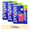 (3 pack) Propel Energy Boost Zero Sugar Passionfruit Guava, On the Go Packs, Electrolyte Powder Drink Mix, 0.11 oz, 8 Count packets