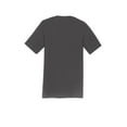 thumbnail image 6 of Port & Co Adult Male Men Plain Short Sleeves T-Shirt Charcoal Medium, 6 of 6