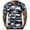 #01Gray, variant on Mens Casual Summer Camo Crew Neck Short Sleeve Tees Imitation Cotton Spandex Polyester Outdoor Fitness Tops Gray 3XL