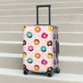 thumbnail image 5 of Yiaed Colorful Donuts Print Travel Luggage Cover Suitcase Protector Fits 18-32 Inch Luggage Wheel Covers Patterned Elastic Luggage Anti-scratch（No luggage）-X-Large, 5 of 5