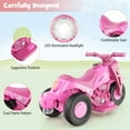 thumbnail image 5 of Gymax 6V Kids Bubble Car Electric Ride on Motorcycle w/ Music Button & LED Headlight Pink, 5 of 10