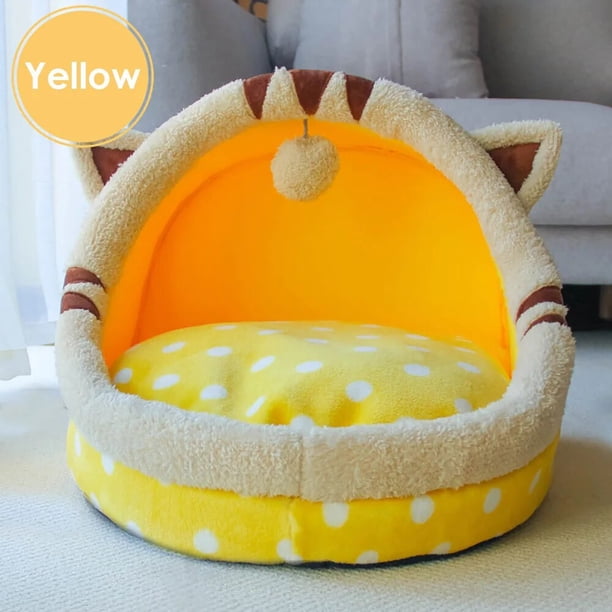 Casa cálida para cachorros para perros pequeños, caseta para dormir para gatos, cama suave para gatos domésticos, nido lavable para perros, esterilla plegable para mascotas, producto para cama Zhivalor 2030399-5