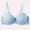 Light Blue, variant on Lounge Bras for Women Comfy Support Bra for Home Solid Color Push Up Wireless Bra, 36C, Dark Gray