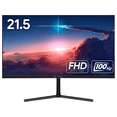 thumbnail image 6 of CRUA 22 inch FHD 1080P Computer Monitor - 100Hz VA Panel with 3-Side Frameless Design, Eye-Care Technology & VESA Mount, HDMI/VGA Ports (Black), 6 of 7