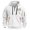 White, variant on DODADAWANJ Mens Cargo Hoodies Graphic Quarter Zip Hooded Pullover Big and Tall Drawstring with Multi Pockets Hoodie for Camping Daily M