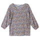 thumbnail image 1 of Mujeres Embarazadas Camisas Ropa de Maternidad Blusas Lactancia Materna Manga Larga Pequeño Floral Cuello en V Top Odeerbi  ODB123136, 1 of 7