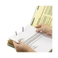 thumbnail image 4 of End Tab Pressboard Classification Folders with SafeSHIELD Coated Fasteners 3 Dividers, Letter Size, Gray-Green, 10/Box, 4 of 7