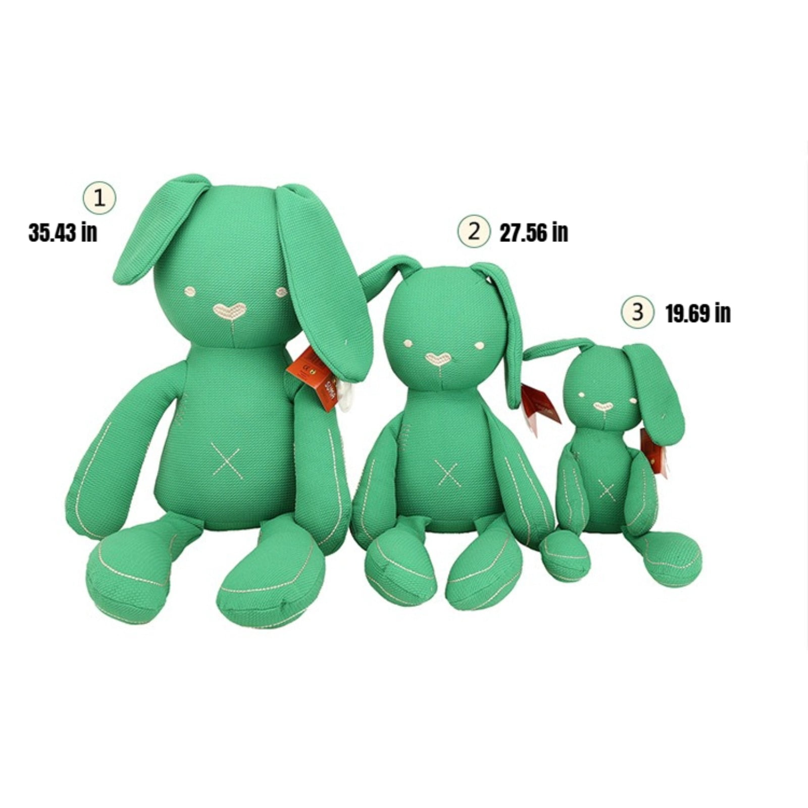 Cute Cartoon Bunny Plush Toy, Soft Rabbit Doll, Modern Plush Figure for Home Decor