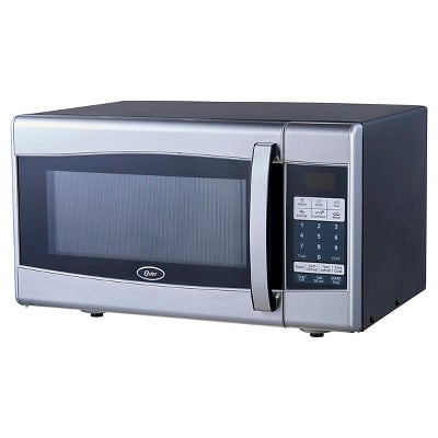 Oster 0.9 Cu. Ft. 900 Watt Digital Microwave Oven - Black & Stainless