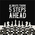 thumbnail image 2 of Great Art Now Rather be Playing Chess III-5 Steps Ahead by Tara Reed, Canvas Wall Art, 12W x 12H, 2 of 2