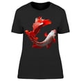 thumbnail image 1 of Dorsal View White Red Betta T-Shirt Women -Image by Shutterstock, Female Large, 1 of 2