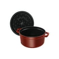 thumbnail image 6 of Staub Cast Iron 7-qt Round Cocotte - Grenadine, 6 of 10