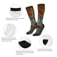 thumbnail image 6 of Lsque White Horse Autumn Birch Printed Crew Socks Men's Women's LightWeight Thin Casual Calf Socks ,Knee High Socks,Cotton Socks, 6 of 9